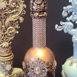Harlequin & Copper Gilding Bottle