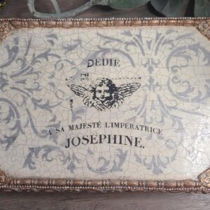 Grey & White Copper Bling Table Riser