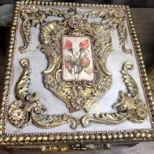 Parisian Grey & Gold Decorative Box